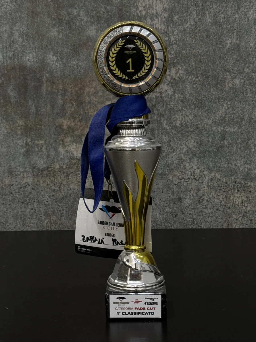 1° Posto Assoluto · Metodo Fade Cut a zero scalini - Barber Challenge Sicily (4ª Edizione)